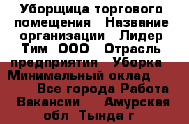 Уборщица торгового помещения › Название организации ­ Лидер Тим, ООО › Отрасль предприятия ­ Уборка › Минимальный оклад ­ 28 900 - Все города Работа » Вакансии   . Амурская обл.,Тында г.